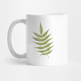 Autumn leaf green Mug